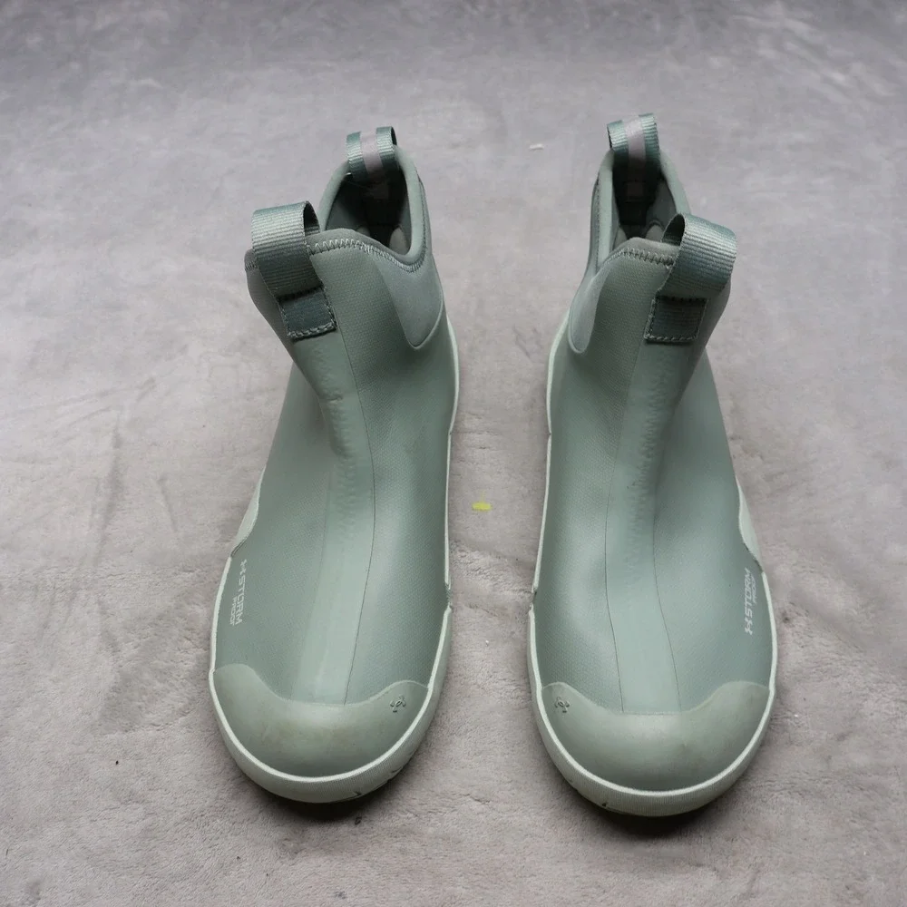 Under Armour Men 9D Deck Boots Green Charged Shoreman Waterproof Pull On Fishing